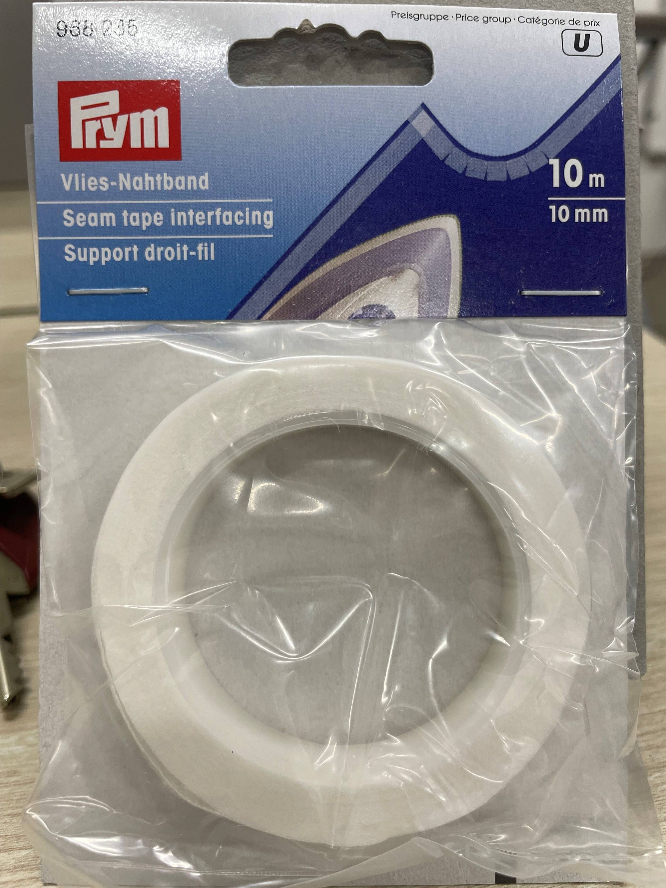 Seam tape interfacing Weft and Warp