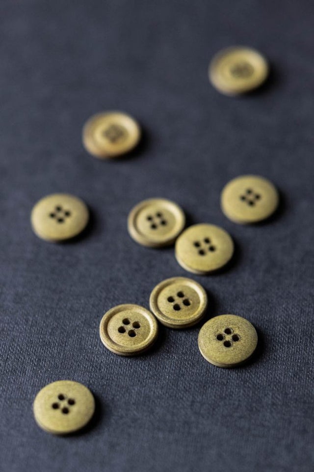 Corozo Buttons - Cinnamon - Sew Vintagely